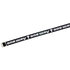 Armband; geweven zwart one way