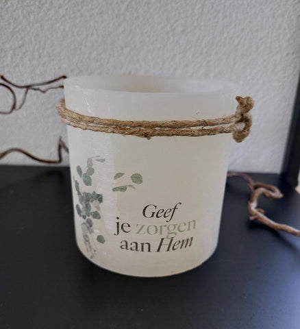 Windlicht - Geef je zorgen aan Hem