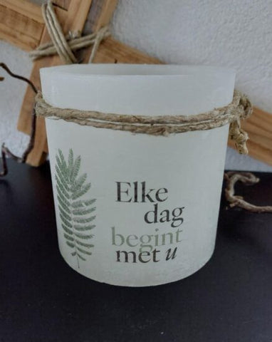 Windlicht - Elke dag begint met U