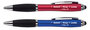 Pen softtouch; blauw, geloof hoop liefde
