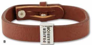 Armband leer - Prayer warrior