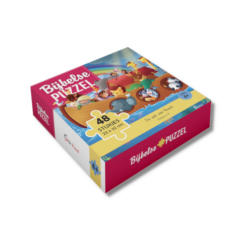 Bijbelse puzzel - Ark van Noach - 48 stukjes