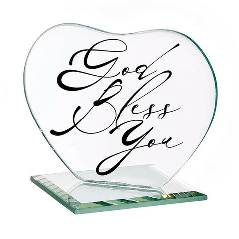 Glazen decoratie - God bless you