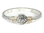 Armband - For God so loved - zilver