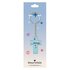 Sleutelhanger kruis 'Love like Jesus' - Blauw