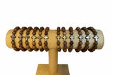 Houten armband hematiet kruis