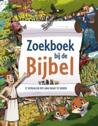 Zoekboek bij de Bijbel - 12 verhalen om lang naar te kijken - Andrew Newton - 4-7 jr.