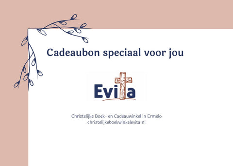 Cadeaubon Christelijke boekwinkel Evita