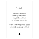 Wandbord - Bloei - A4
