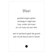 Wandbord - Bloei - A4