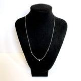 Ketting - 3 hartjes - zilver