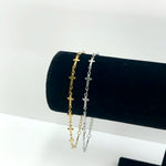 Armband - kruisjes - zilver