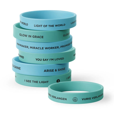 Armband glow in the dark; Arise & Shine