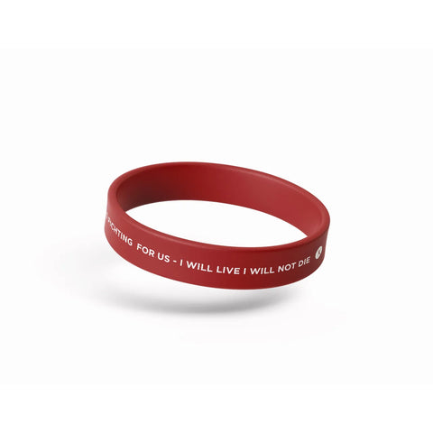 Siliconenarmbandje voor tiener; God is fighting for us