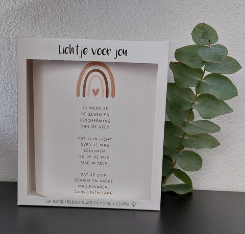 lichtje voor jou - ik wens je de zegen...
