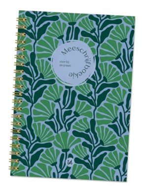 Meeschrijfboek bij de preek (groen)- Terdege