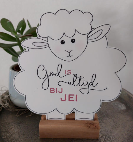schaapje voor jou - God is altijd bij je