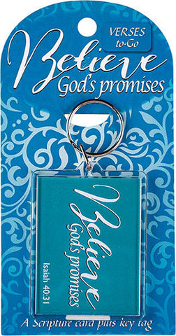 Sleutelhanger - Believe - Isaiah 30:31