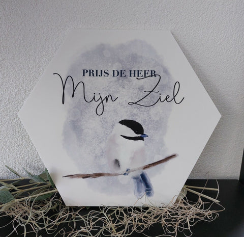 Muurcirkel Honingraat – Prijs de Heer mijn ziel