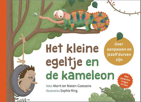 Het kleine egeltje en de kameleon - Marit ter Maten - Goessens