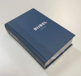 Bijbel (HSV) met Psalmen – hardcover blauw met schelpen - 10x15 cm - met koker