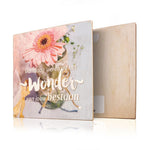 Wandbord - Vandaag vieren wij het wonder van jouw bestaan